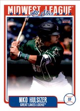 2019 Midwest League All-Stars Choice #18 Niko Hulsizer Mohnton Pennsylvania Card