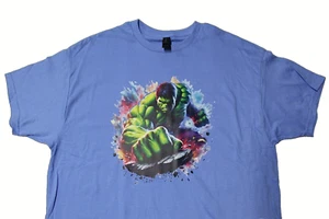 Marvel's Hulk DTF Graphic T Shirt Gildan Cotton Short Sleeve XL New - Picture 1 of 5