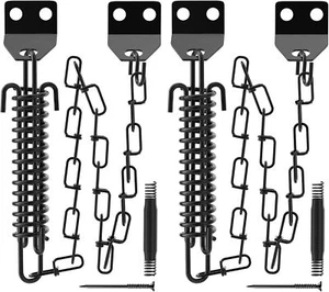 Screen Door Chain for Spring - 2 Pack Storm Black - Picture 1 of 7