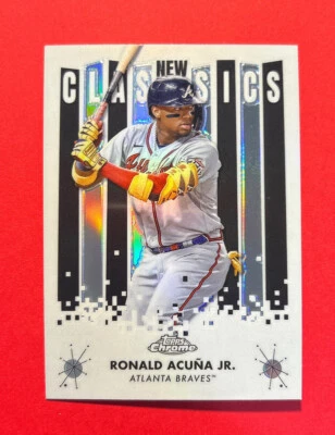 Ronald Acuna Jr ~ 2022 Topps Chrome ~ New Classics ~ Chrome Refractor  - Image 1 of 2