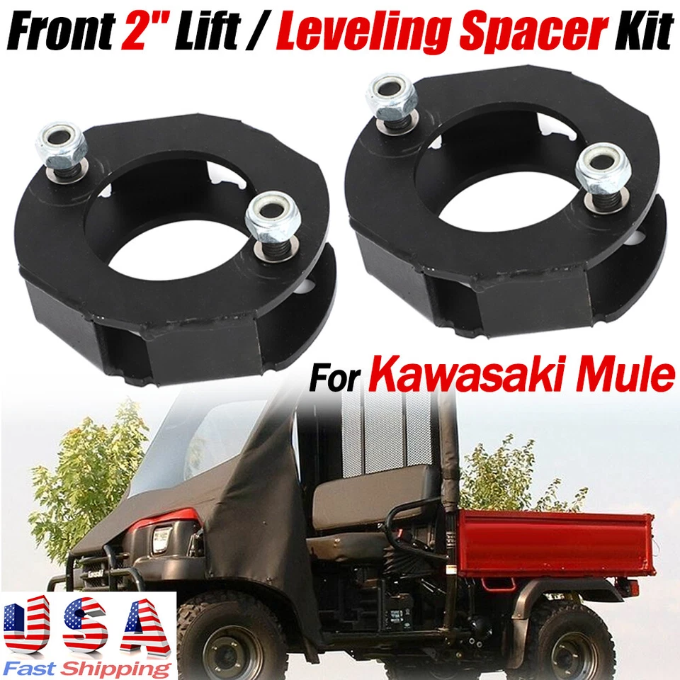 Kit espaciador nivelador elevación delantera 2" para Kawasaki Mule 2510 3000 4000 4010 3010 KAF Foto 1 de 4