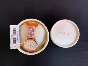 RY5000 Radley nurse fob Watch Rose Gold Case silicone strap boxed New - Picture 1 of 10
