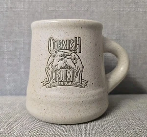 Cornish Scrumpy kleiner Keramik Apfelwein Becher Krug "beinlos aber lächelnd" 3" - Bild 1 von 6