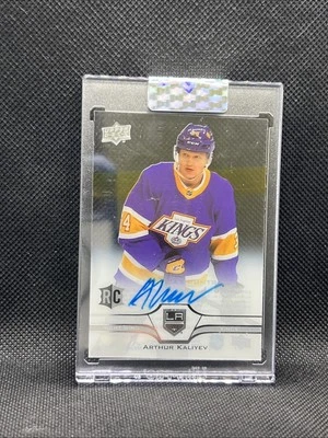 2020-21 Upper Deck Clear Cut Rookie Arthur Kaliyev #CC-KA encased Auto - Image 1 of 4