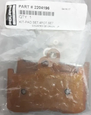 NEW GENUINE POLARIS VICTORY 2204196 KIT-PAD SET HAMMER JACKPOT KINGPIN VEGAS - Image 1 of 2