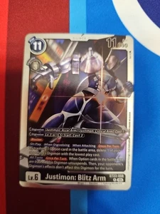 Digimon TCG BT23-059 Hackers' Slumber Justimon: Blitz Arm - Picture 1 of 6