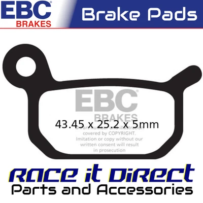 Brake Pads for KTM 50 SX MINI 2017-2018 Front TT EBC - Image 1 of 4
