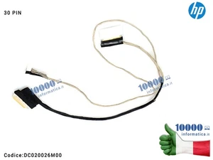 Cavo Flat LCD HP 15-AC 15-AF 15-AY 15-BA DC020026M00 250 G4 255 G4 250 G5 255 G5 - Picture 1 of 1