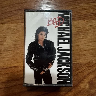 Bad by Michael Jackson Vintage Cassette Tape, 1987, Epic, MJJ Productions Tested - Image 1 of 4
