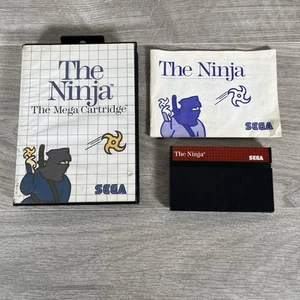 Cartucho de juego The Ninja Sega Master System en caja y completo con manual - Imagen 1 de 6