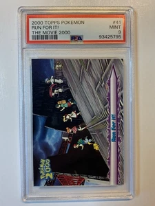 Topps Pokemon the Movie 2000 #41 Run For It! PSA 9 MINT - Picture 1 of 2