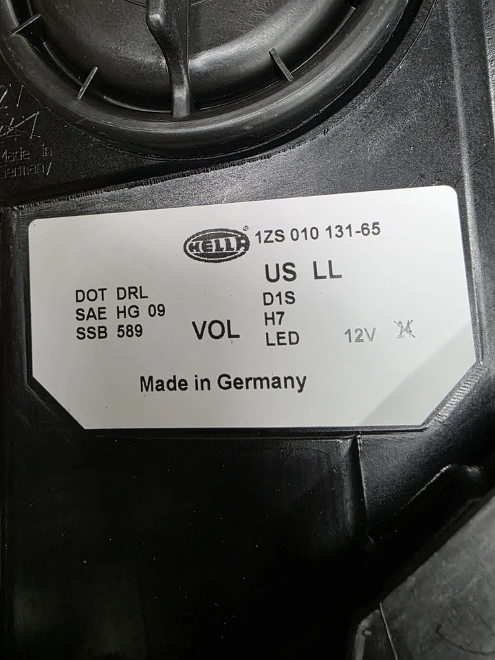 Faro izquierdo BMW 528I 535I 550I M5 F10 2011-2013 HID xenón OEM 1ZS 010131-65 Foto 1 de 4