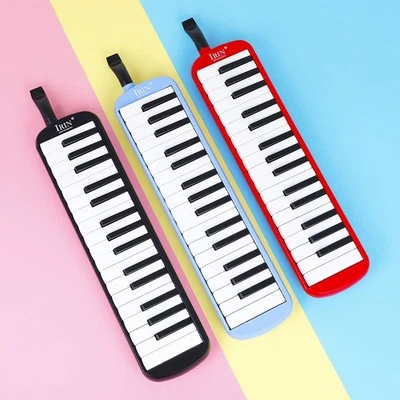 Musical Instruments Melodica 32 Keys Keys: 32 Pink Red With Carrying Bag - Image 1 of 4