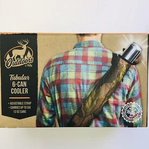 Nifty Outdoors CAMO 6 Pack Can Cooler Sling - 6 Pack Sleeve Cooler Hunting Camp - Picture 1 of 4