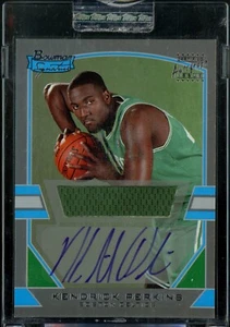 2003-04 Bowman Signature Kendrick Perkins novato #91 RPA 129/249 Celtics - Imagen 1 de 2