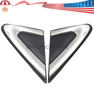 2Pc Front Fender Mirror Cover Corner Trim For Mitsubishi Eclipse Cross 2018-2021 - Изображение 1 из 4
