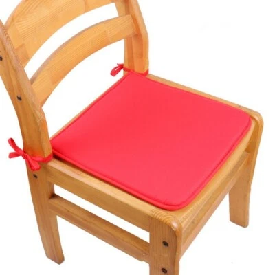 Nuevo Candy Colors Cuadrado 16" Silla Cubierta Asiento Delgado Esponja Cojines Almohadillas con Lazos Foto 1 de 4