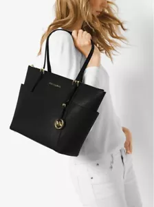 MICHAEL MICHAEL KORS Tasche Jet Set Large Ew Schwarz Leder - Bild 1 von 7