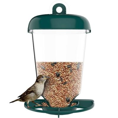 Supa Wild Bird Cage Fat Ball Feeder - Squirrel & Large Bird Proof, Holds 4 Fat Balls, Powder Coated Steel