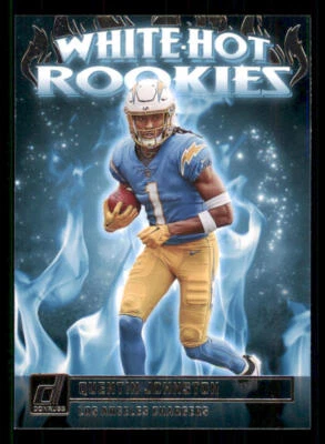 2023 Donruss White Hot Rookies #4 Quentin Johnston - Image 1 of 2