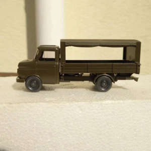 Wiking Esercito Tedesco Opel Blitz Kurzhauber Cassone con Telone, Vecchio - Foto 1 di 1