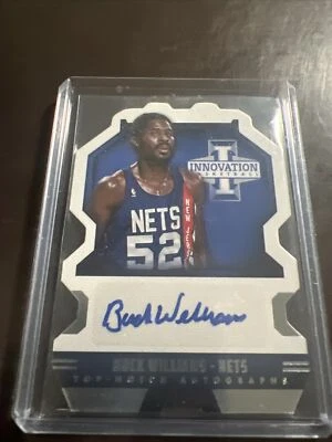 BUCK WILLIAMS 2013-14 INNOVATION TOP NOTCH AUTOGRAPH AUTO 58/325 NEW JERSEY NET - Image 1 of 2