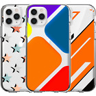 Silicone Cover Case Pattern Abstract Random Stars Cool Orange Red Blue Black Art