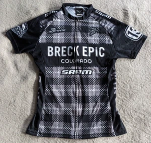 TWIN SIX Breck Epic Colorado Cycling Jersey Womens M White Black Bicycle - Picture 1 of 6