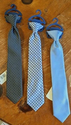 Gravatas com presilha Chaps Boys novas com etiquetas FRETE GRÁTIS - Imagem 1 de 3