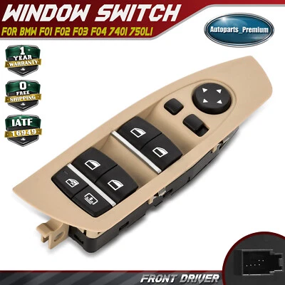 Interruptor de ventana Power Master para BMW F01 F02 F03 F04 740i 750Li 760Li 61319241916 Foto 1 de 4