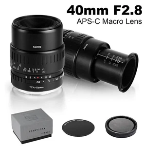 TTartisan 40mm F2.8 APS-C MF Macro Lens For Sony E Fuji X M4/3 Panasonic Olympus - Picture 1 of 9