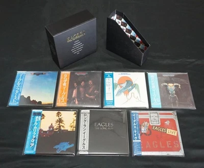Eagles - Mini LP CD 7 Titles '72~80 Set + Promo Box & EP Paper Sleeve Obi Japan - Image 1 of 4