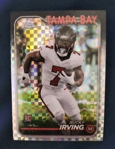 Bucky Irving 2024 Topps Cromo Fútbol X Fractor #226 Buccaneers Novato - Imagen 1 de 2