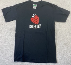 Cinder Block Mens T Shirt Small Black Vintage Green Day American Idiot 2004 Tour - Picture 1 of 8