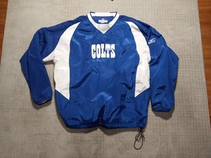 Reebok On Field Indianapolis Colts Mesh Lined Windbreaker Mens Size 2XL Blue XXL - Bild 1 von 18