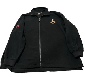 NFL chicago bears Men’s Zip Up Black Jacket Size XL - Picture 1 of 10