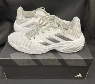 Adidas Barricada Feminina 13 Tamanho 10.5 Branco/Cinza - Imagem 1 de 4