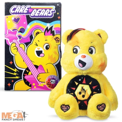 BASIC FUN Neu 2025 35 cm Rock A Lot Funshine Care Bears Plüschtier Stofftier Sammlerstück Geschenk UK