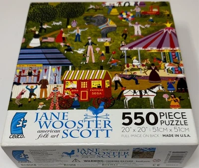 Jane Wooster Scott Puzzle - Carnival Time at Willow Bend - 550 Pieces - Complete - Image 1 of 4
