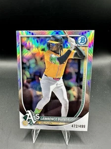 2025 Bowman Chrome Lawrence Butler Refractor /499 Athletics #65 - Picture 1 of 1