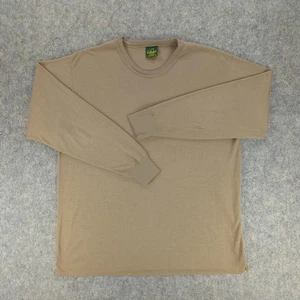 Cabela's Hemd Herren XL hellbraun Thermo Langarm Rundhalsausschnitt Made USA - Bild 1 von 7