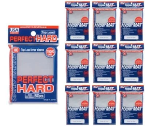 KMC Standard Size Sleeves - Perfect Hard [10 packs] - Picture 1 of 2