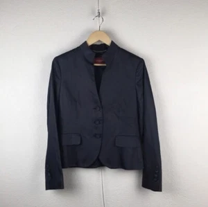 Burberry London l 40 Classic Tailored Navy Blue Button-Down Preppy Blazer Jacket - Picture 1 of 10