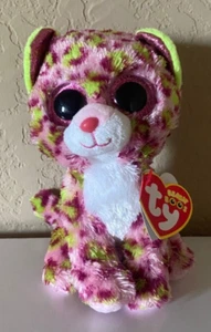 TY BEANIE BOOS Lainey 6" Leopard New With/Tags -Multicolored - Picture 1 of 3