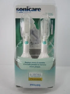 Nuovo! Philips SONICARE Testine di ricambio standard per spazzolino da denti serie A - Foto 1 di 3