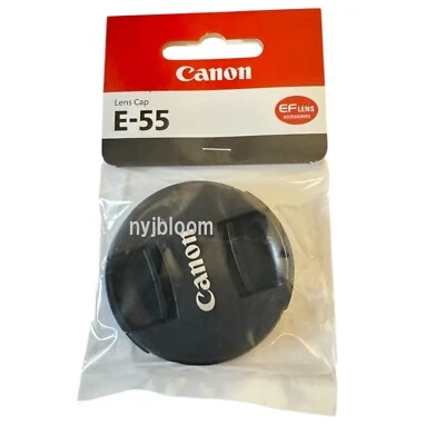 New CANON 55mm Front Lens Cap E-55 for EF-M18-150mm F3.5-6.3 IS STM - Image 1 of 4