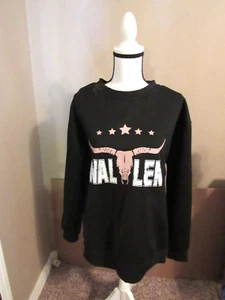 Morgan Wallen Black Sweatshirt lined in Velour-Probably XL - See Meas. - Picture 1 of 4