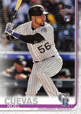 2019 Topps #417 Noel Cuevas RC Rookie Card Colorado Rockies 🔥⚾🔥