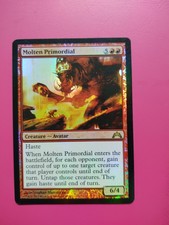MTG Molten Primordial -Gatecrash- FOIL LP Free Shipping Magic the Gathering Card