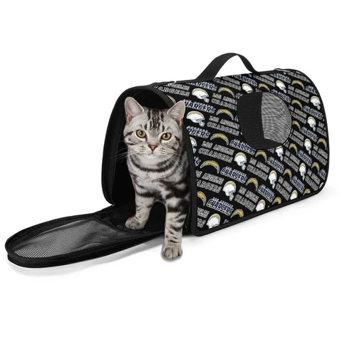 San Diego Chargers Pet Handbag Portable Travel Pet Bags with Shoulder Strap Cover
